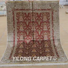 Yilong 4'x6' Традиционный Ковер Ручной Работы Красный vantage ковер в восточном стиле(1917