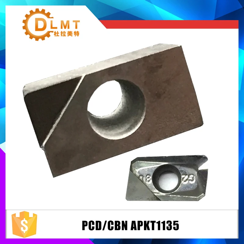 2 шт. APKT1135 pcd вставки APKT 1135 CBN вставки ЧПУ pcd вставки подходят для токарных инструментов для поворота