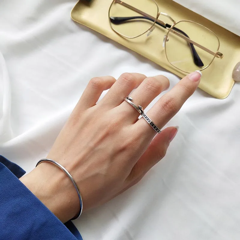 

Hot Sale Beautiful Star ring Wholesale Genuine 100% Real Pure 925 Sterling Silver rings for women