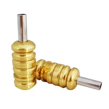 YILONG One pcs 22 мм новые татуировки из алюминиевого сплава Желтые рукоятки наконечники набор инструментов