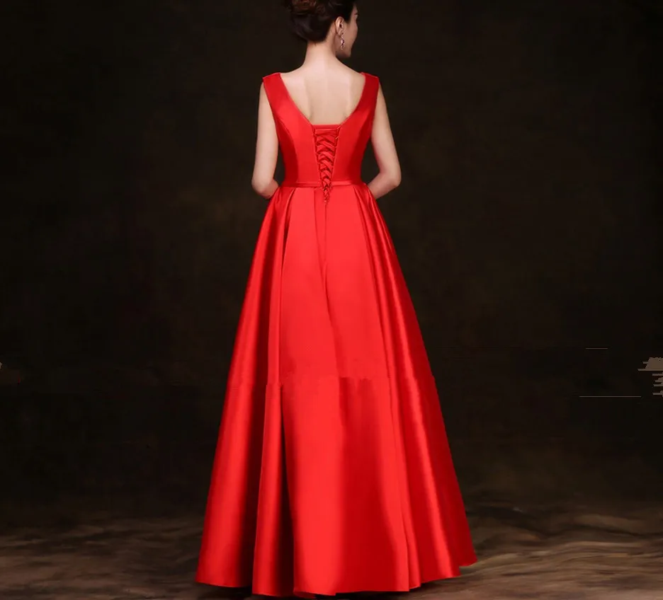 Новое поступление года, элегантные вечерние платья с v-образным вырезом на спине, платья на шнуровке, вечернее платье, vestidos de festa TK653