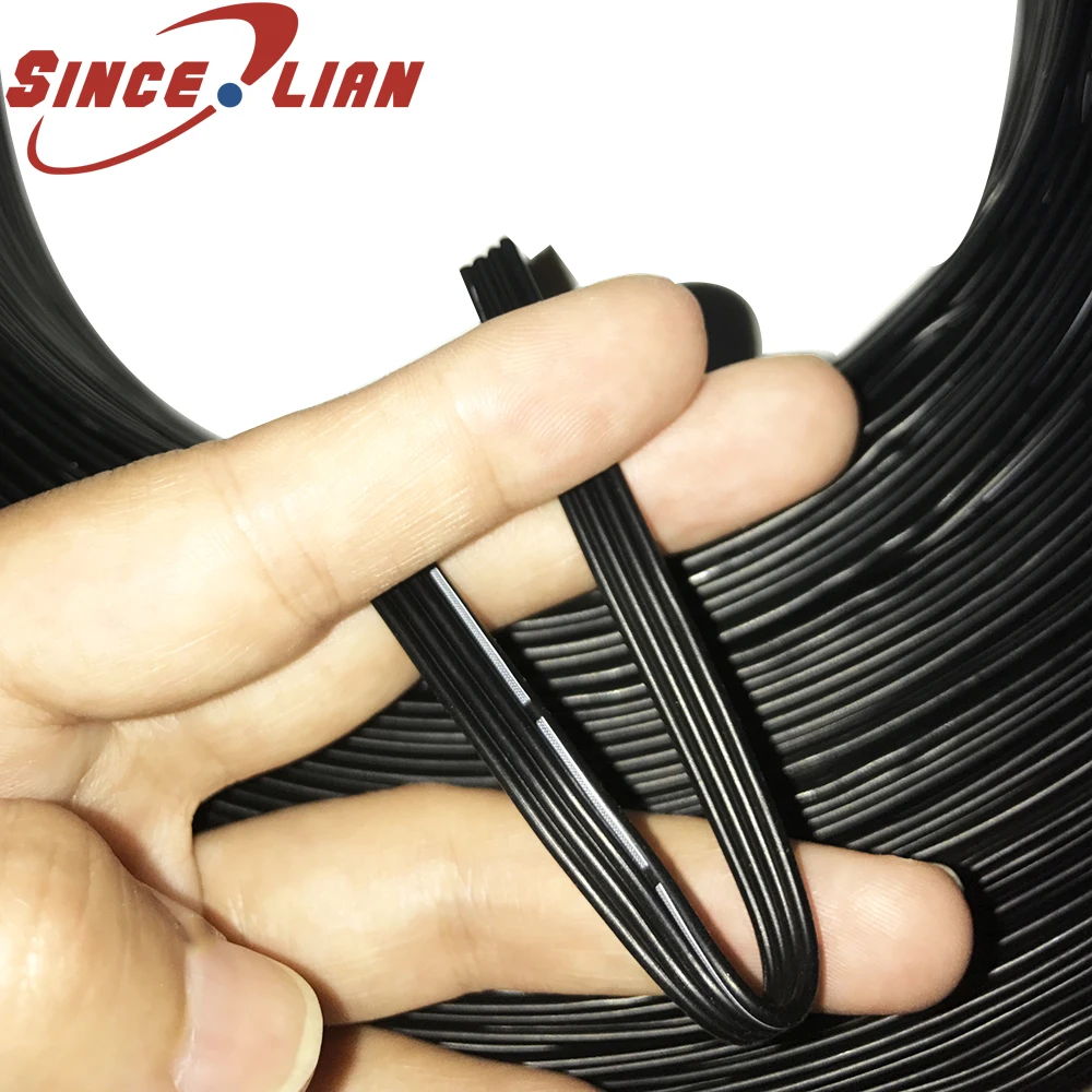 2 м 24AWG специальный мягкий силиконовый кабель 4Pin черный плюс белый провод 60C 200C 4