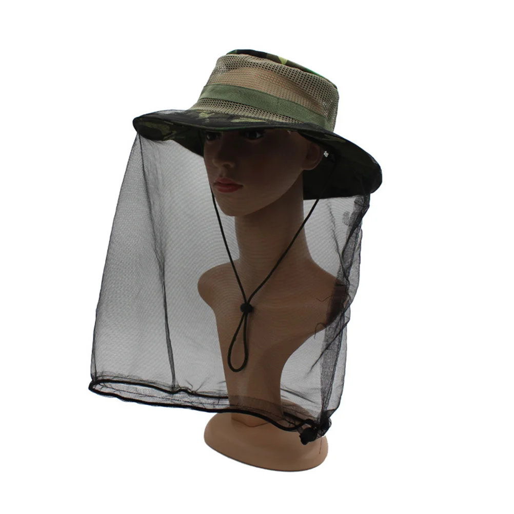 1 шт. голова сетчатый головной убор легкий анти-москитный анти-УФ защитный колпачок шляпы для рыбалки для женщин на открытом воздухе