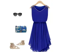 Quality Fashion Chiffon Summer Dress Casual Brand Summer Style Femininas Female Tropical Vestidos De Festa Women Dress