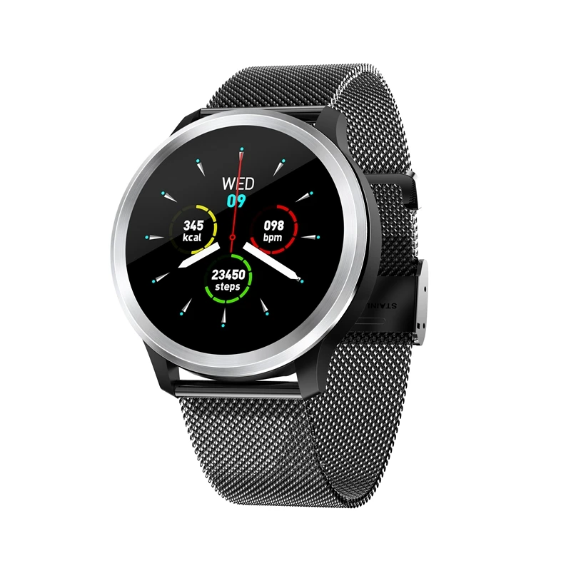 E18 ЭКГ женские Для мужчин smart watch с электрокардиограф ЭКГ, монитор сердечного ритма приборы для измерения артериального давления спортивные умные часы Водонепроницаемый IP68 - Цвет: Black steel