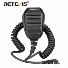 Retevis rs-113 удобный Динамик микрофон 2000d kevlar кабель для Kenwood Baofeng UV5R uv82 H777 rt21 rt22 RT3 rt5r Двухканальные рации