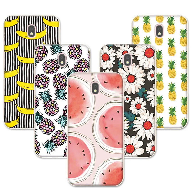 Fruit Painted Banana Minions Cases For Samsung Galaxy J3 2017 J330F J330 EU Eurasian Version Case Cover For Samsung J3 2017 5