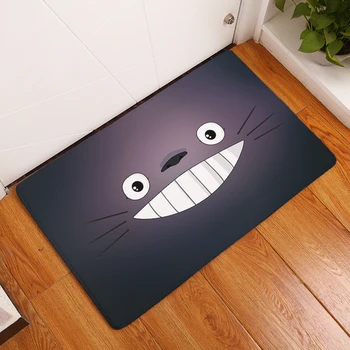 

2017 New Cute Cartoon Animal Trojan Cat Series Print Carpets Bathroom Mats Anti-Slip Rugs 40X60 50X80cm.