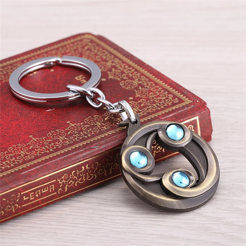 Брелок Dota 2 Talisman of Evasion с логотипом мужской брелок из металлического сплава для
