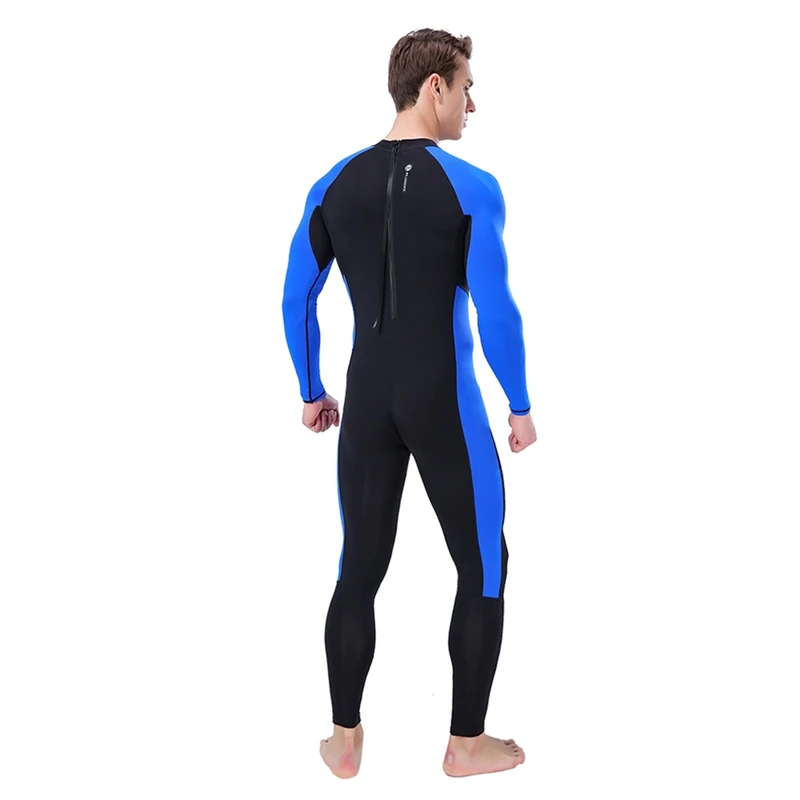 

Wetsuit Rash Guards Adult One-Piece Long Sleeve Thin Quick Drying Waterproof Diving Suit Sunshade Swimsuit Fused Swimwear