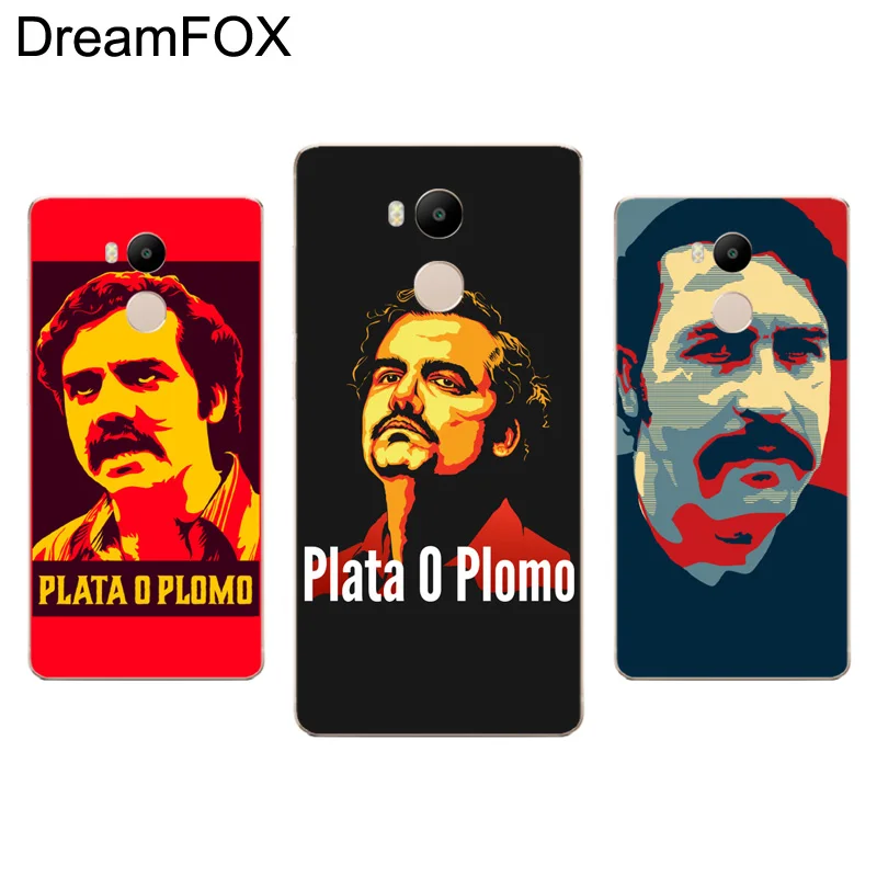 DREAMFOX L345 Pablo Escobar Мягкий ТПУ силиконовый чехол для Xiaomi Redmi Note 3 4 5 Plus 3S 4A 4X 5A Pro Global |