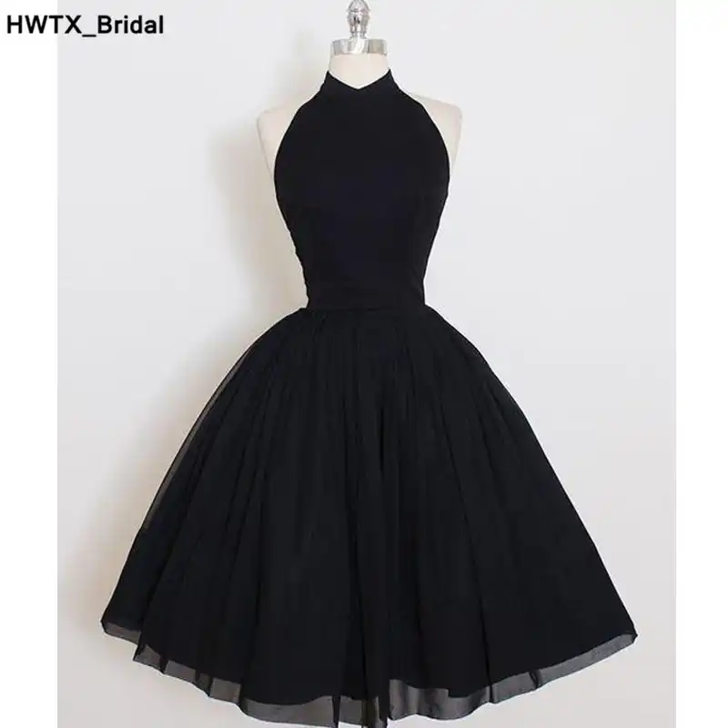 black formal bridesmaid dresses
