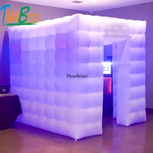 Портативная надувная фотокабина/надувная куб палатка/светодиодная надувная фотокамера 3,0*3,0*2,4 м 3x3x2,4 м