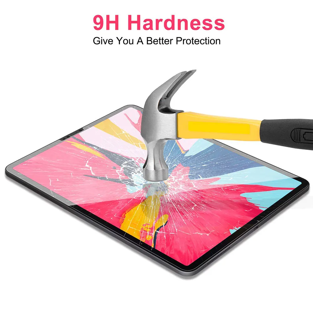 Ascromy For 2018 iPad Pro 11 Inch Screen Protector Tempered Glass Protection For 2017 iPad Pro 10.5 9.7 Air 1 2 3 4 verre tremp (2)