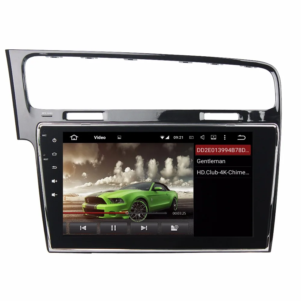 Perfect KLYDE 10.1" 1 Din 8 Core Android 8.0 For VW Golf 7 2013-2015 Car Multimedia Player With Canbus Car Stereo 0