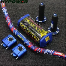 Для YAMAHA YZ450FX YZ450F WR450F ралли YZ250FX 125 SEROW 250 МОТОЦИКЛ 1 1/" 28 мм черный руль жир бар ручка трубы