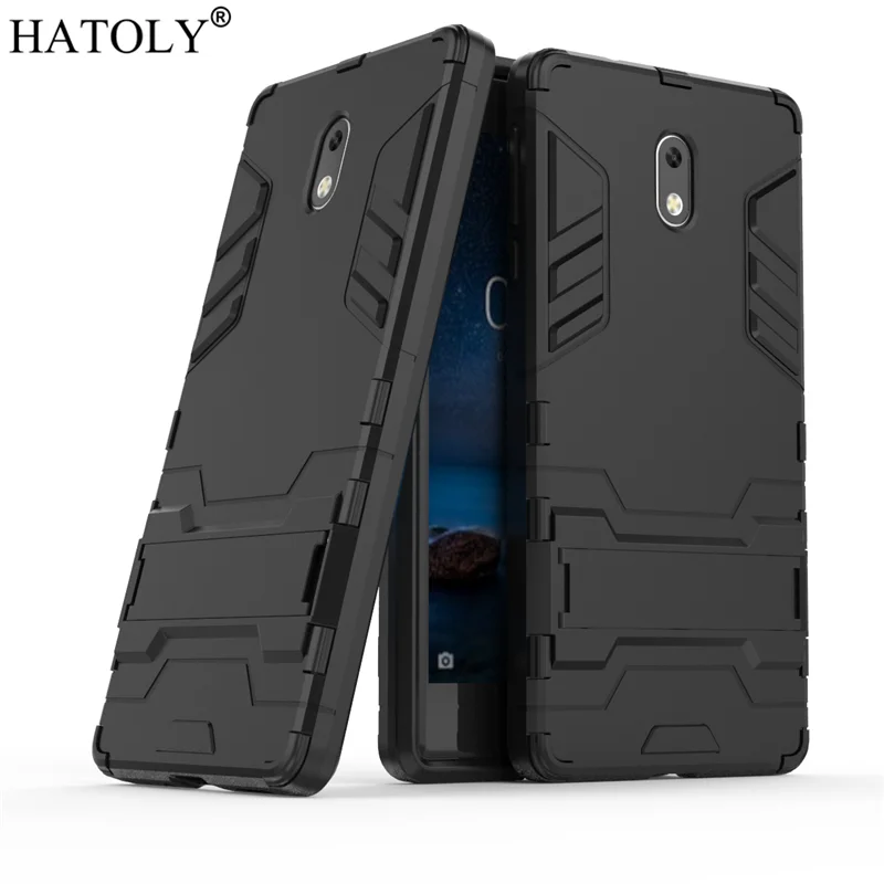 

HATOLY For Armor Case Nokia 3 Case Shockproof Robot Silicone Rubber Hard Back Phone Cover For Nokia 3 TA-1020 TA-1032 Fundas
