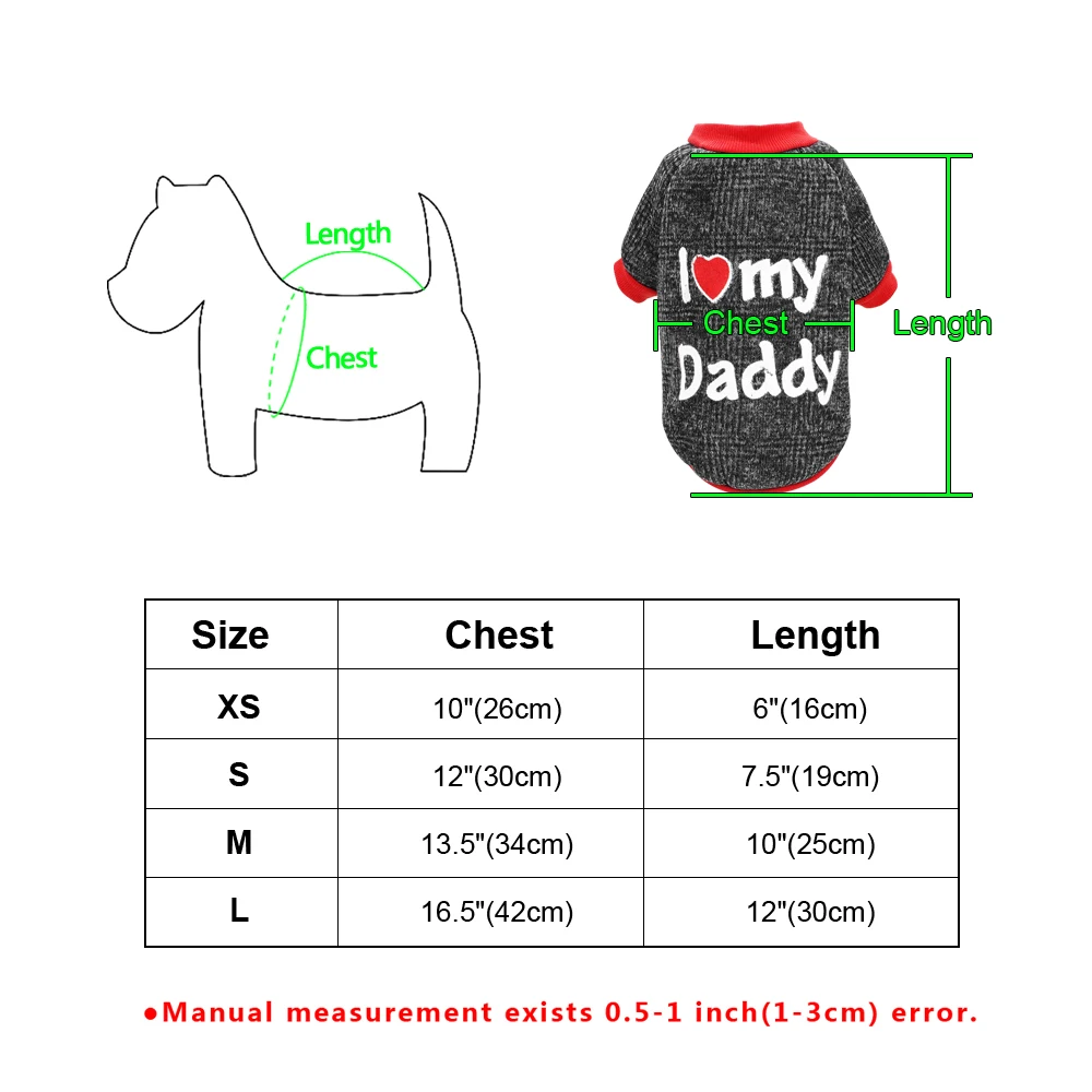 Одежда для собак для маленьких собак, щенков, кошек, одежда для чихуахуа, мопса, милый костюм для питомцев, футболка, жилет для осени и зимы