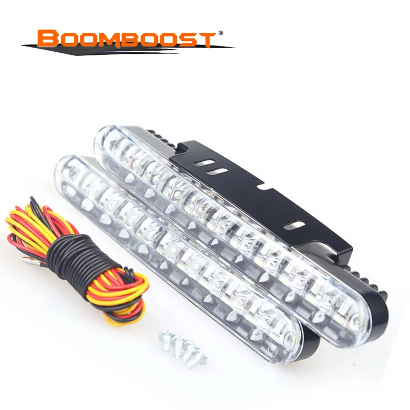

30 LED Parking Driving Lamp Daylight Lamp With Turn Strobe Lights 1pair Super White Running Light