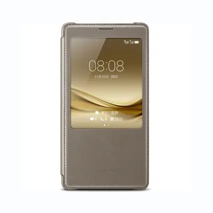 Официальный кожаный чехол-книжка для huawei Ascend mate 8 mate 8/поставляется с коробкой - Цвет: brown