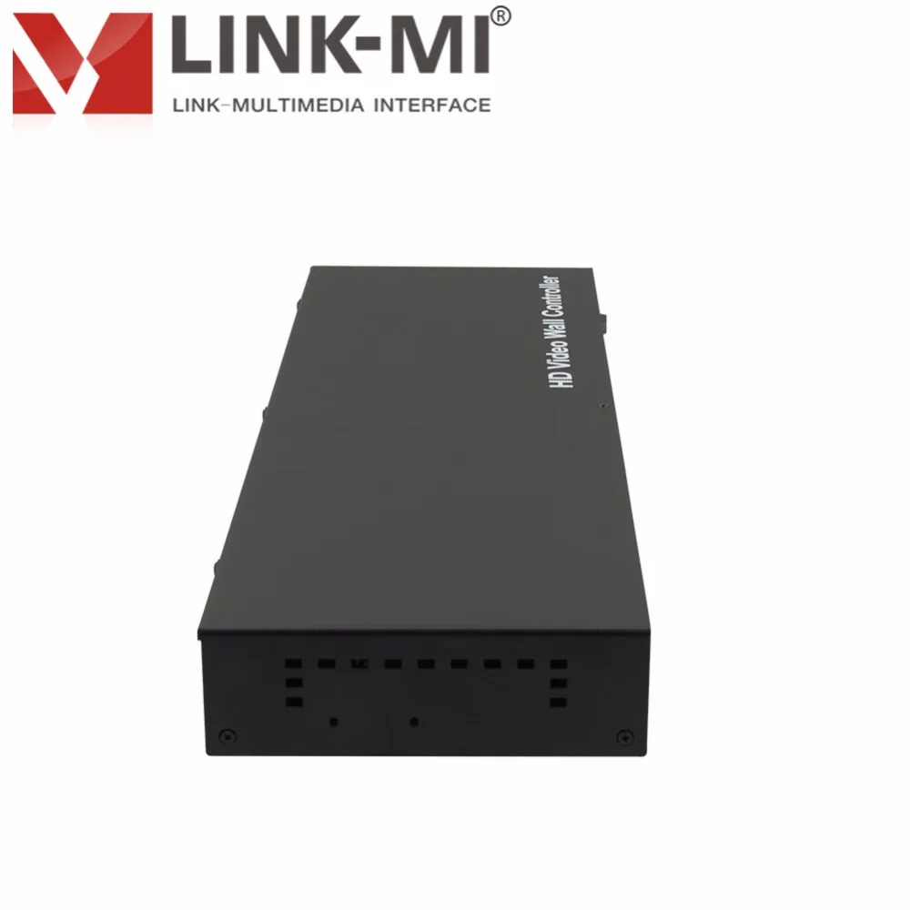 Excellent LM-VW02 2x2 Video Wall Controller 3x3 4x4 Max 10x10 support 180 degree rotation, IR, RS232 Control USB,VGA,AV,HDMI compliant DVI 2