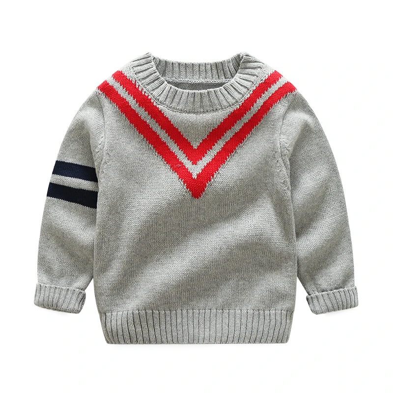 Vinntido Обувь для мальчиков Свитера, пуловеры свитер Дети Хлопок Дети Джерси вязаная детская одежда
