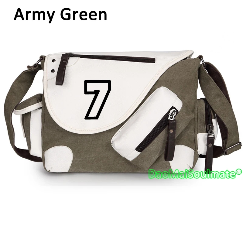 Army Green 5 Футбольный номер#10, сумки на плечо для мальчиков, студенческие баскетбольные сумки № 23, сумка-мессенджер, школьная сумка для подростков, сумки через плечо для ноутбука - Цвет: Army Green 5