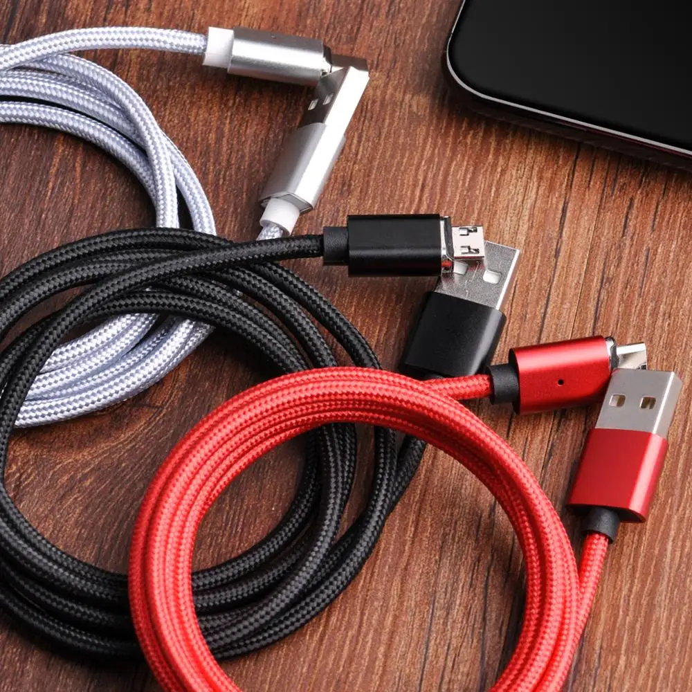 ANMONE Магнитный кабель Micro usb type C кабель 1 м 2 м нейлоновый плетеный провод для быстрой зарядки быстрое зарядное устройство для телефона Магнитный зарядный шнур для передачи данных