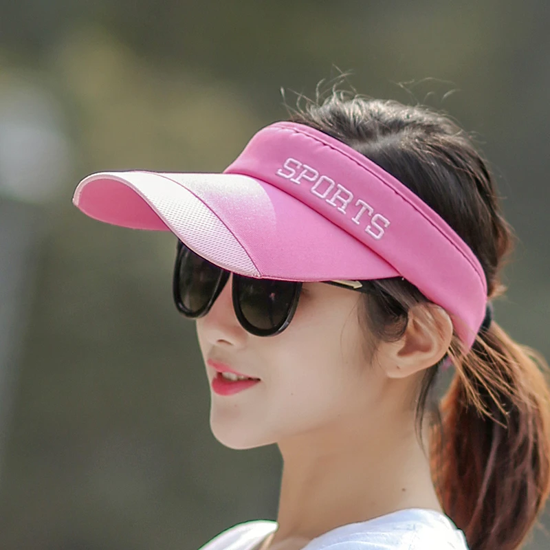 Sun Hats for women summer sun visor cap hat with big heads wide brim