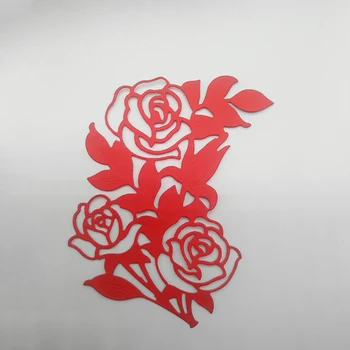 

New Flower rose Decoration lace Metal steel Cutting Dies DIY Scrap booking Photo Album Embossing paper Cards 7.8*10.8cm