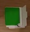 100 шт из нержавеющей стали небьющееся маленькое зеркало - Цвет: green