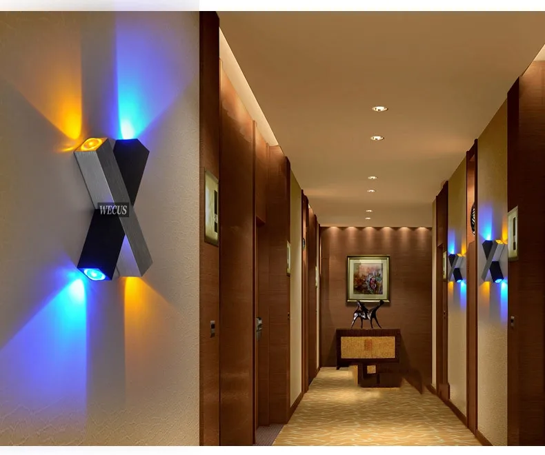 Direct Selling, X-Shaped Wall Lamps, LED Wall Lamp, Backdrop Lights, Aisle / Bedside Lamp, Patented Design Models night lamp for bedroom wall