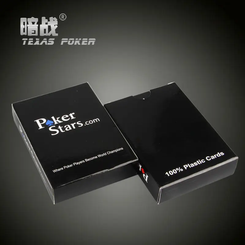 Пластиковые игральные карты Техасского покера Holdem водонепроницаемые и тусклые