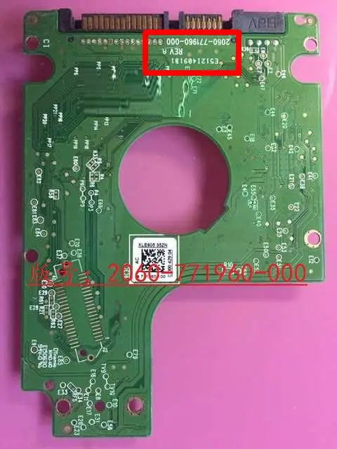 

Free shipping 100% Original HDD PCB logic board WD10TPVT 1T 2060-771960-000 REV A Hard Disk Circuit Board 2060-771960-000