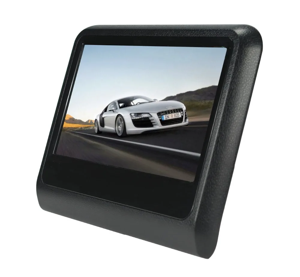 Новые 9 дюймов Спинки Сиденья Автомобиля Dvd плеер Подголовник Монитор с DVD USB SD