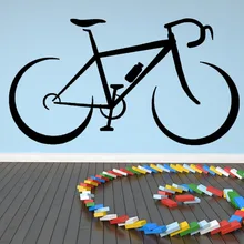 Bicicleta דה Etiqueta creativa דה Moda La Pared Niños Habitaciones DIY אוטומטי דה Vinilo Adhesivo Removible בית תפאורה