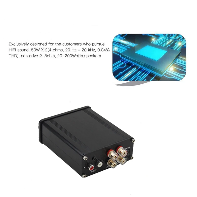 I Key Buy 2 канальный стерео аудио усилитель класса D Мини Hi Fi профессиональный
