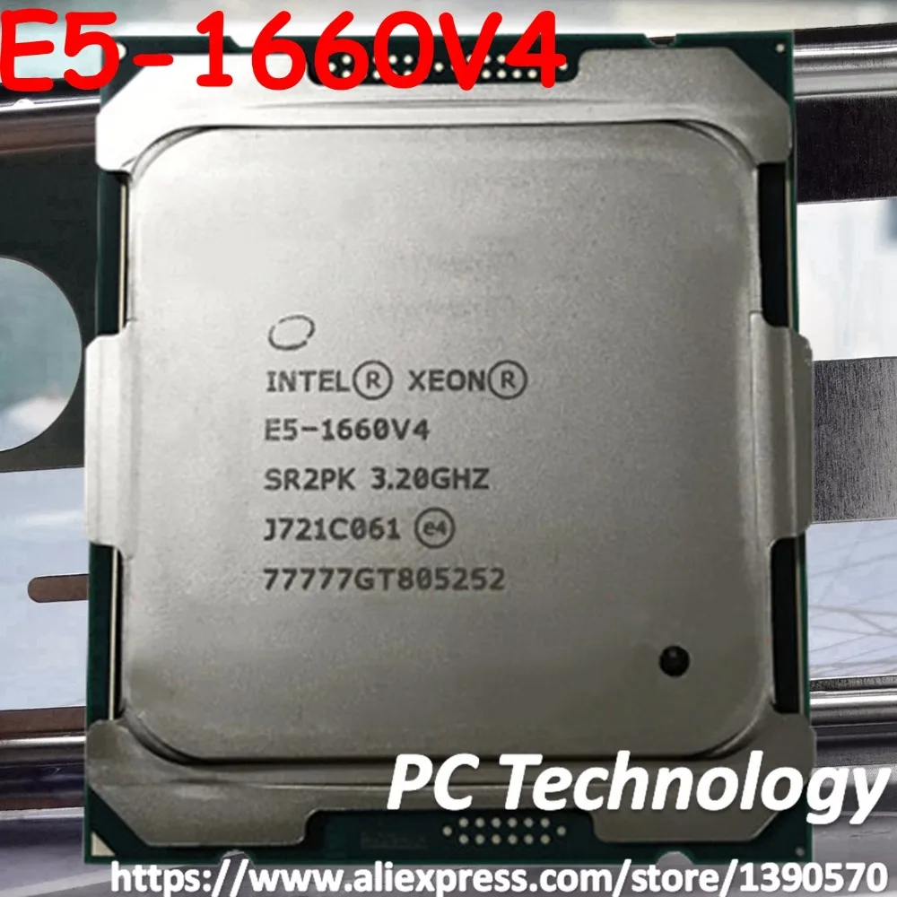 E5-1660V4 Intel Xeon E5-1660 V4 QS версия 3,20 ГГц 20 м 8 ядер LGA2011-3 E5 1660V4 процессор E5-1660 V4 E5 1660 V4