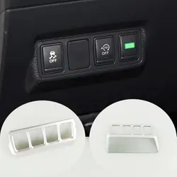 ABS пластик Chrome автомобилей ESP эко регулировки кнопка включения рамки Накладка для Nissan Sylphy 2016 2018 2019 интимные аксессуары стайлинга