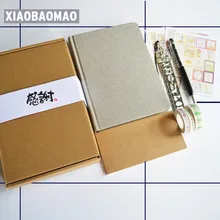 Хлопковый чехол пустой внутри планировщик дня Планировщик роскошный блокнот альбом граффити Подарочная коробка для подарка с Стикеры для ручек