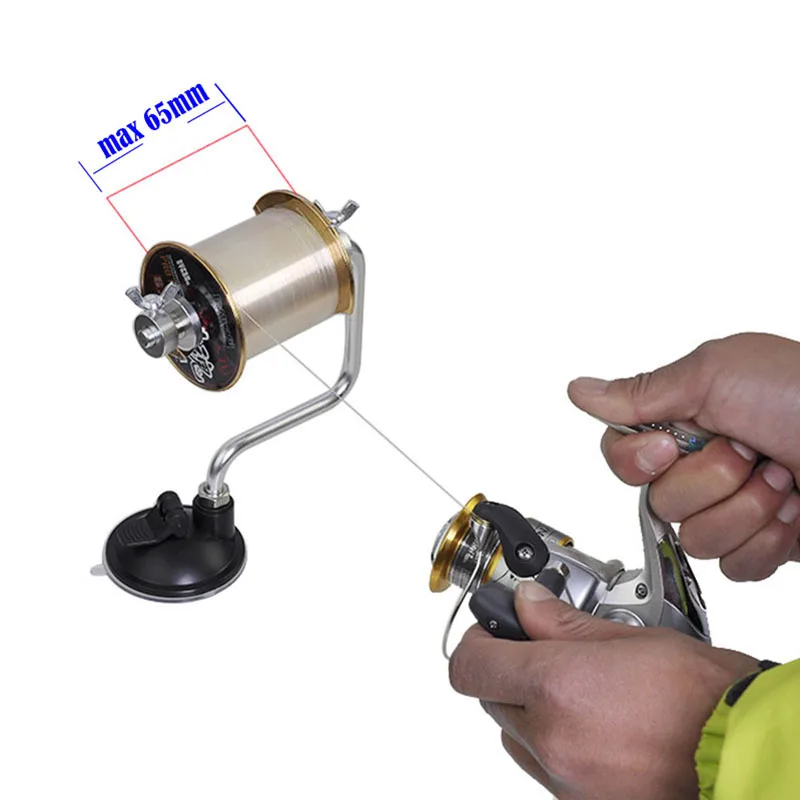 

line winding device for fishing metal fishing line winding bracket