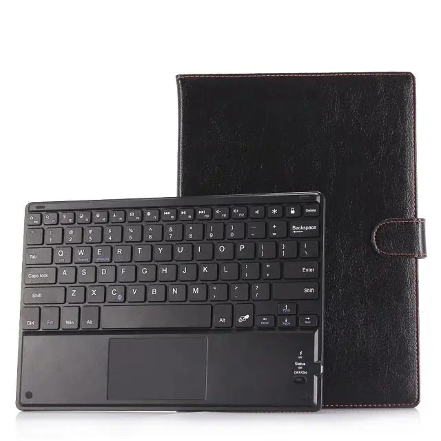 Беспроводная клавиатура для Hi 10 Hi10 Plus Pro Hibook Pro Surbook Mini keyboard Stand Cover для chuwi Hi9 Air MT6797 10,1 чехол для планшета - Цвет: Черный