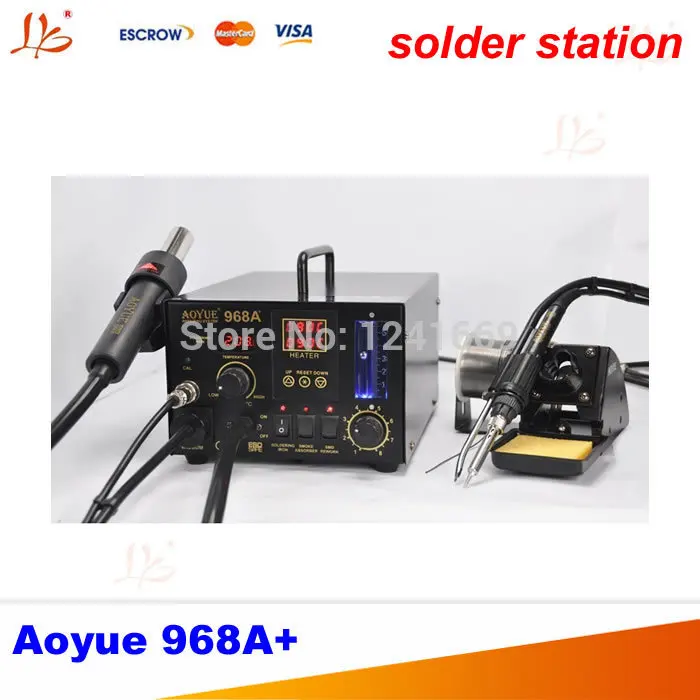 Специальная 220В Aoyue 968A + цифровая паяльная станция для деталей поверхностного