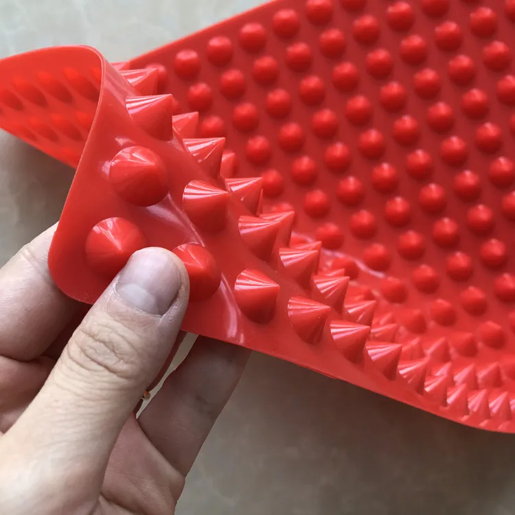 Stock wholesale silicone roasted mat roast chicken mat BBQ high