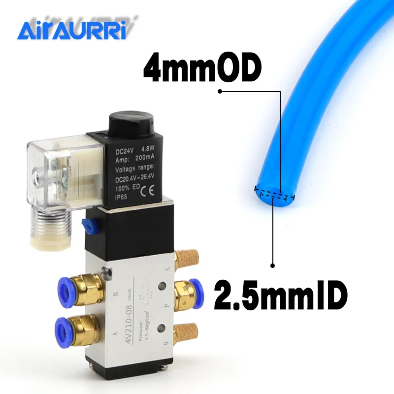 Пневматический электрический Соленоидный клапан 5 способ 2 положения ...