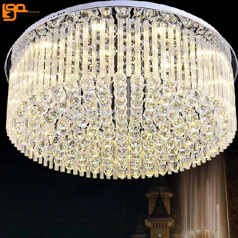

New luxury Modern Crystal Ceiling lamp modern lighting for living dinning bedroom guarantee 100%