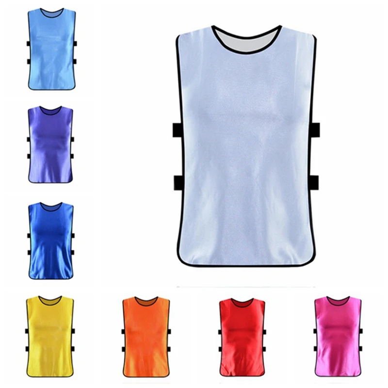 

Quick-dry Breathable Training Bib Vest Adult Children Kid Team Sports Football Soccer Training Pinnies Jerseys Outdoor sports