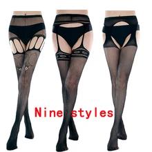 Doublure de pantalon Sexy, sous-vêtement ajouré, ouvert