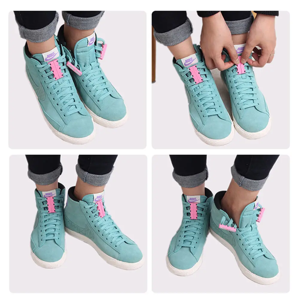 1 Pair Novelty Magnetic Casual Sneaker Shoe Buckles Closure No Tie Shoelace New Worldwide sale