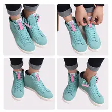 1 Pair Novelty Magnetic Casual Sneaker Shoe Buckles Closure No-Tie Shoelace New Worldwide sale